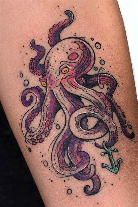 octopus skull tattoo|cute octopus tattoo designs.